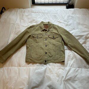 Levi's green denim jacket